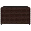 3 részes barna polyrattan kerti ülőgarnitúra párnával