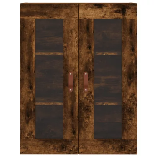 Füstös tölgy színű szerelt fa magasszekrény 69,5 x 34 x 180 cm