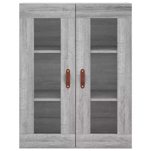 Szürke sonoma szerelt fa magasszekrény 69,5 x 34 x 180 cm
