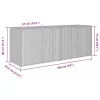 Fekete polyrattan kerti tárolószekrény 198 x 55,5 x 80 cm