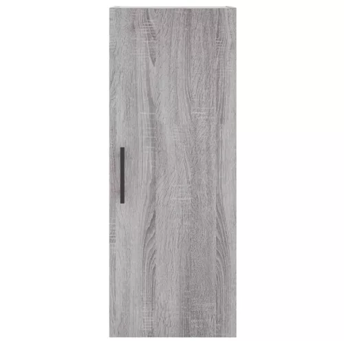Szürke sonoma szerelt fa magasszekrény 34,5 x 34 x 180 cm