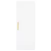 Fehér szerelt fa magasszekrény 34,5x34x180 cm