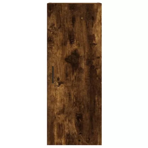 Füstös tölgy színű szerelt fa magasszekrény 34,5x34x180 cm