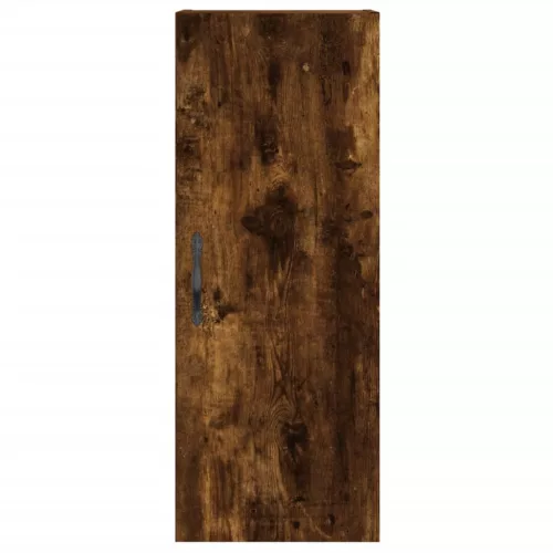 Füstös tölgy színű szerelt fa magasszekrény 34,5x34x180 cm