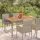 Szürke polyrattan falapos kerti asztal 150 x 90 x 75 cm