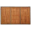 Szürke polyrattan falapos kerti asztal 150 x 90 x 75 cm