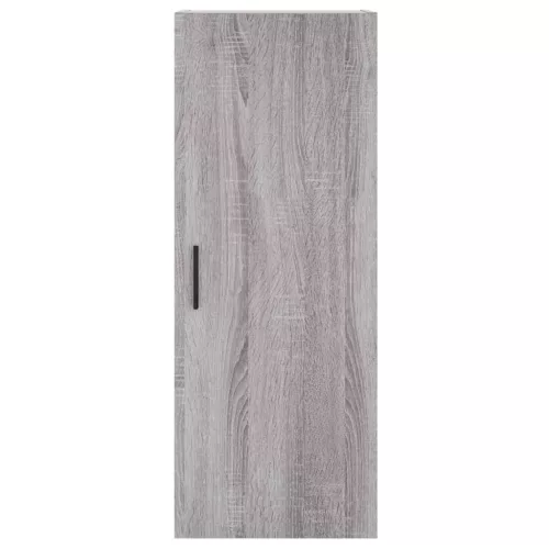 Szürke sonoma szerelt fa magasszekrény 34,5 x 34 x 180 cm