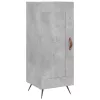 Betonszürke szerelt fa magasszekrény 34,5x34x180 cm