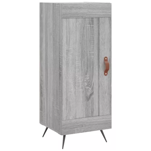 Szürke sonoma szerelt fa magasszekrény 34,5 x 34 x 180 cm