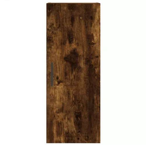 Füstös tölgy színű szerelt fa magasszekrény 34,5x34x180 cm