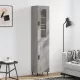 Szürke sonoma szerelt fa magasszekrény 34,5 x 34 x 180 cm