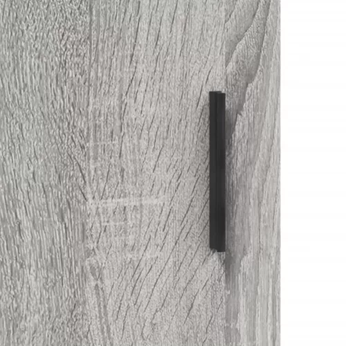 Szürke sonoma szerelt fa magasszekrény 34,5 x 34 x 180 cm