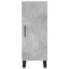 Betonszürke szerelt fa magasszekrény 34,5x34x180 cm