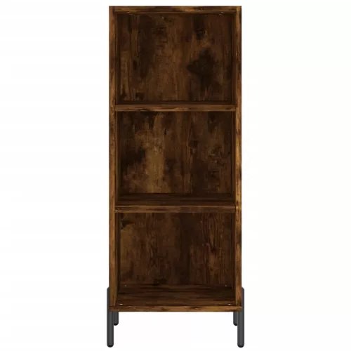 Füstös tölgy színű szerelt fa magasszekrény 34,5x34x180 cm