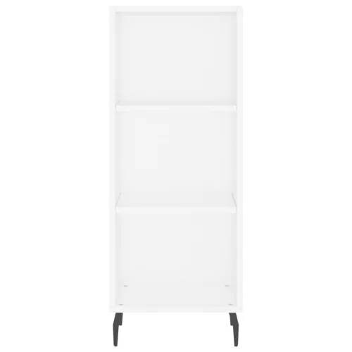 Fehér szerelt fa magasszekrény 34,5x34x180 cm