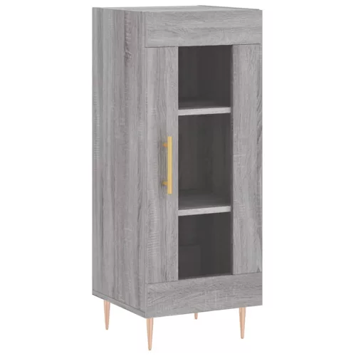 Szürke sonoma szerelt fa magasszekrény 34,5 x 34 x 180 cm