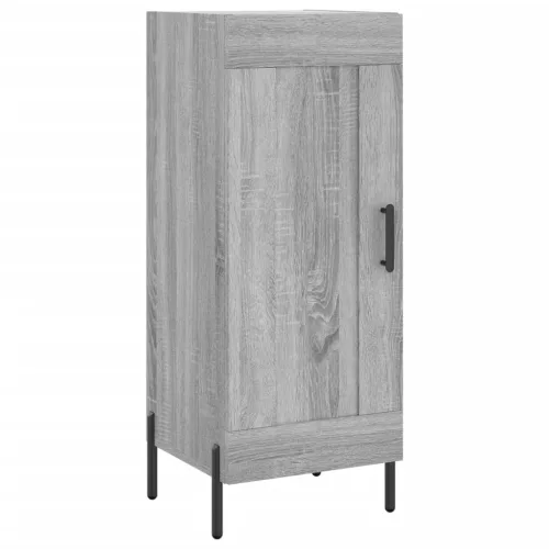 Szürke sonoma szerelt fa magasszekrény 34,5 x 34 x 180 cm