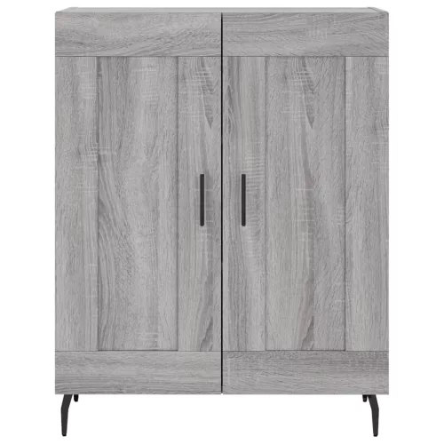 Szürke sonoma szerelt fa magasszekrény 69,5 x 34 x 180 cm