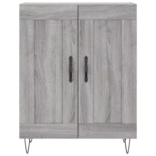 Szürke sonoma szerelt fa magasszekrény 69,5 x 34 x 180 cm