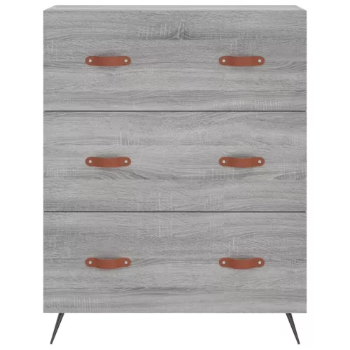 Szürke sonoma szerelt fa magasszekrény 69,5 x 34 x 180 cm