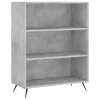 Betonszürke szerelt fa magasszekrény 69,5 x 34 x 180 cm