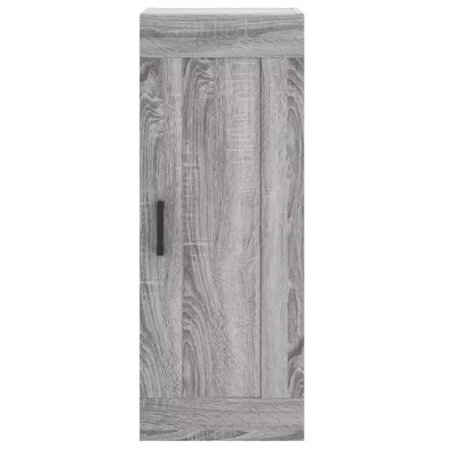 Szürke sonoma szerelt fa magasszekrény 34,5 x 34 x 180 cm