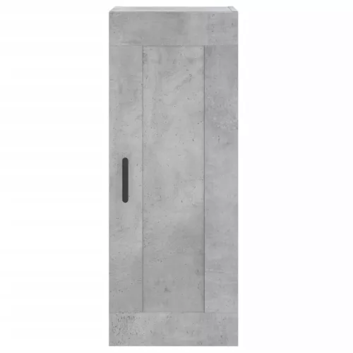 Betonszürke szerelt fa magasszekrény 34,5x34x180 cm