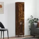 Füstös tölgy színű szerelt fa magasszekrény 34,5x34x180 cm