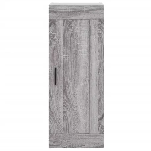 Szürke sonoma szerelt fa magasszekrény 34,5 x 34 x 180 cm