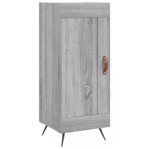 Szürke sonoma szerelt fa magasszekrény 34,5 x 34 x 180 cm