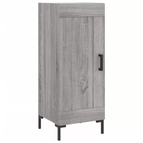 Szürke sonoma szerelt fa magasszekrény 34,5 x 34 x 180 cm