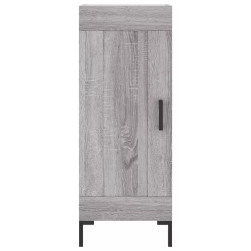 Szürke sonoma szerelt fa magasszekrény 34,5 x 34 x 180 cm
