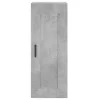 Betonszürke szerelt fa magasszekrény 34,5x34x180 cm