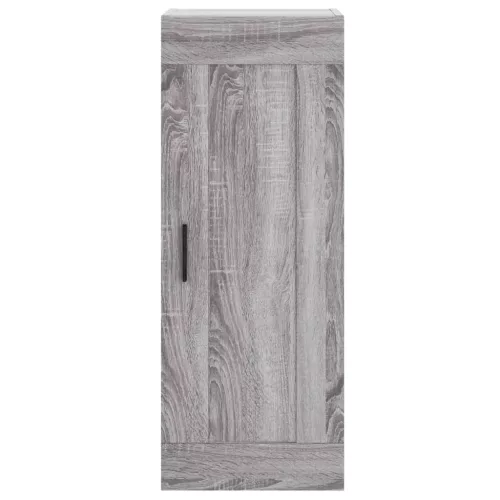 Szürke sonoma szerelt fa magasszekrény 34,5 x 34 x 180 cm