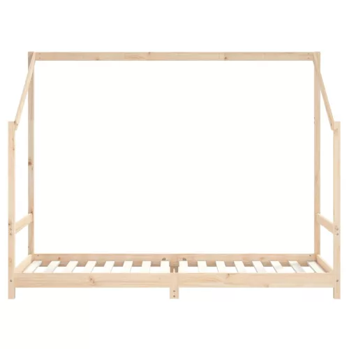 Tömör fenyőfa gyerekágykeret 2 x (80 x 200) cm