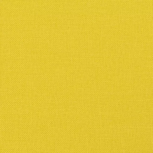 2 személyes világossárga szövet kanapé díszpárnákkal 120 cm