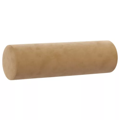 2 személyes barna bársony kanapé díszpárnákkal 140 cm