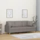 3 személyes tópszínű szövetkanapé díszpárnákkal 180 cm