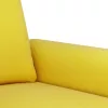 4 részes sárga bársony ülőgarnitúra párnákkal