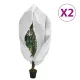 2 db növényvédő huzat cipzárral 70 g/m² 3,93 x 3,5 m