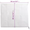 4 db növényvédő huzat cipzárral 70 g/m² 2,36 x 2 m