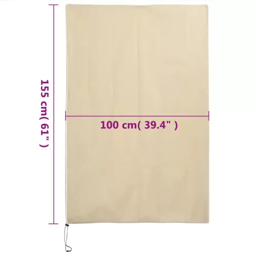 10 db növényvédő huzat cipzárral 70 g/m² 1x1,55 m