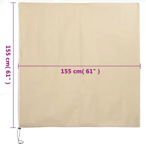 10 db növényvédő huzat cipzárral 70 g/m² 1,55x1,55 m