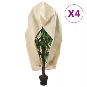 4 db növényvédő huzat cipzárral 70 g/m² 3,14 x 2,5 m
