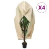 4 db növényvédő huzat cipzárral 70 g/m² 3,93 x 3 m