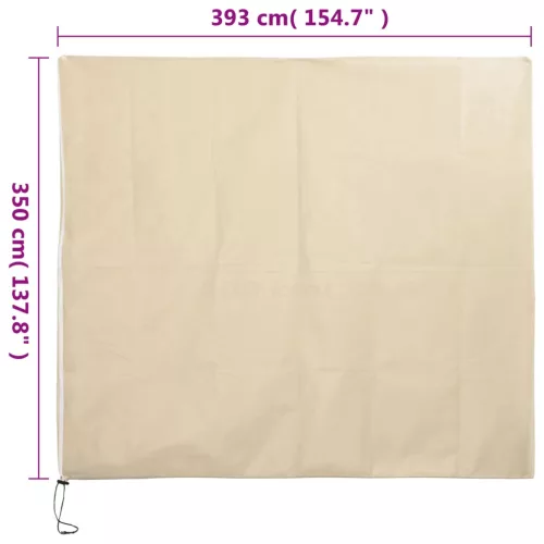 4 db növényvédő huzat cipzárral 70 g/m² 3,93 x 3,5 m
