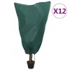 12 db növényvédő huzat zsinórral 70 g/m² 0,8 x 1,2 m