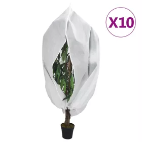 10 db növényvédő huzat cipzárral 70 g/m² 2,36 x 2 m