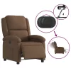 Barna szövet elektromos dönthető fotel