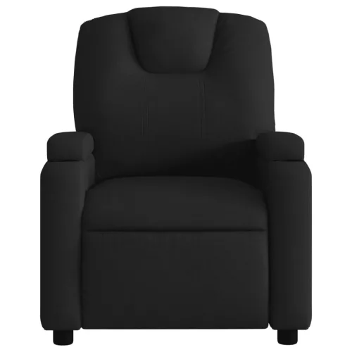 Fekete szövet elektromos dönthető fotel